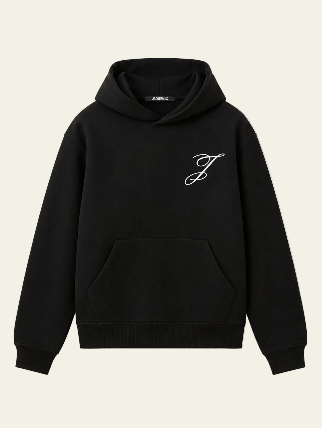 Jacquemus Felpa logo J Nero