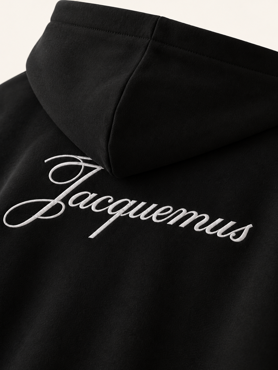 Jacquemus Felpa logo J Nero