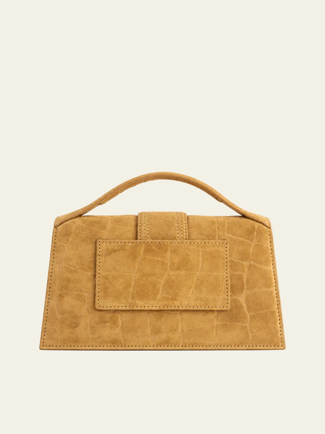 Jacquemus Le Grand Bambino Croco Marrone Scamosciata
