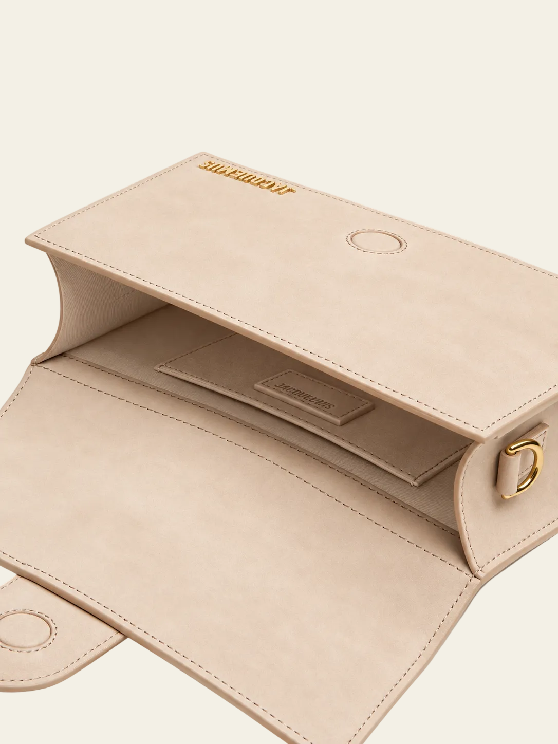 Jacquemus Le Grand Bambino camoscio beige