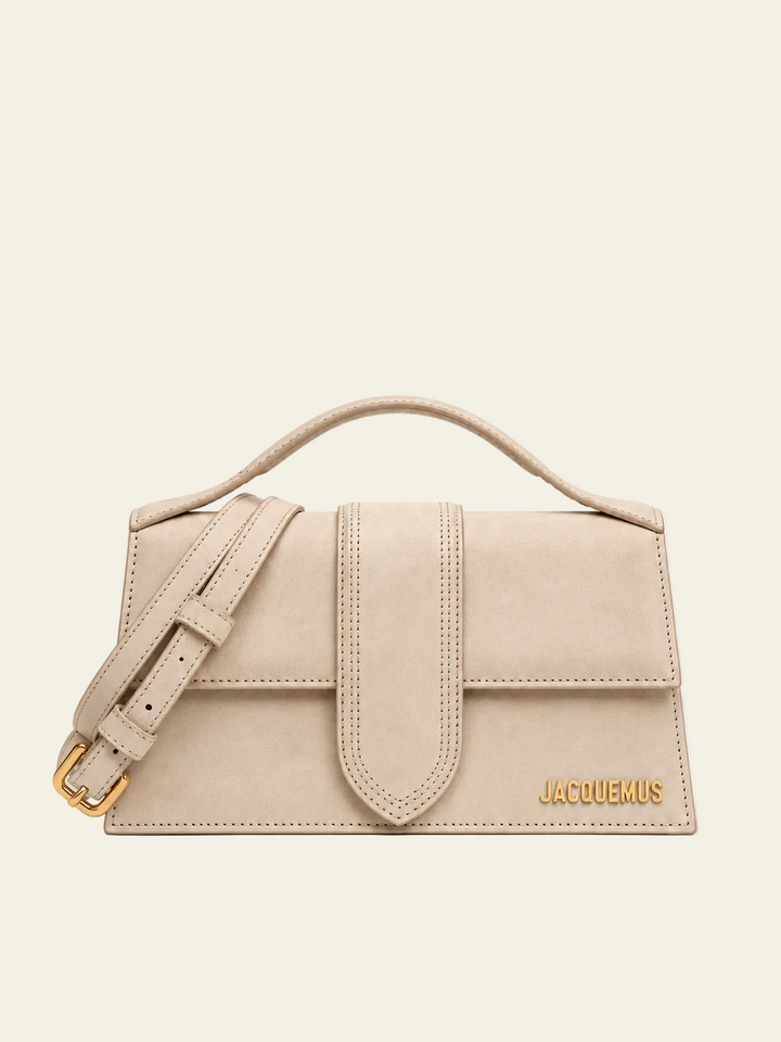 Jacquemus Le Grand Bambino camoscio beige
