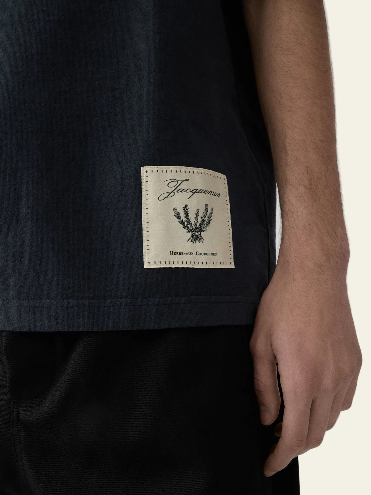 Jacquemus T-shirt Torneo Rosemary Label Blu Navy