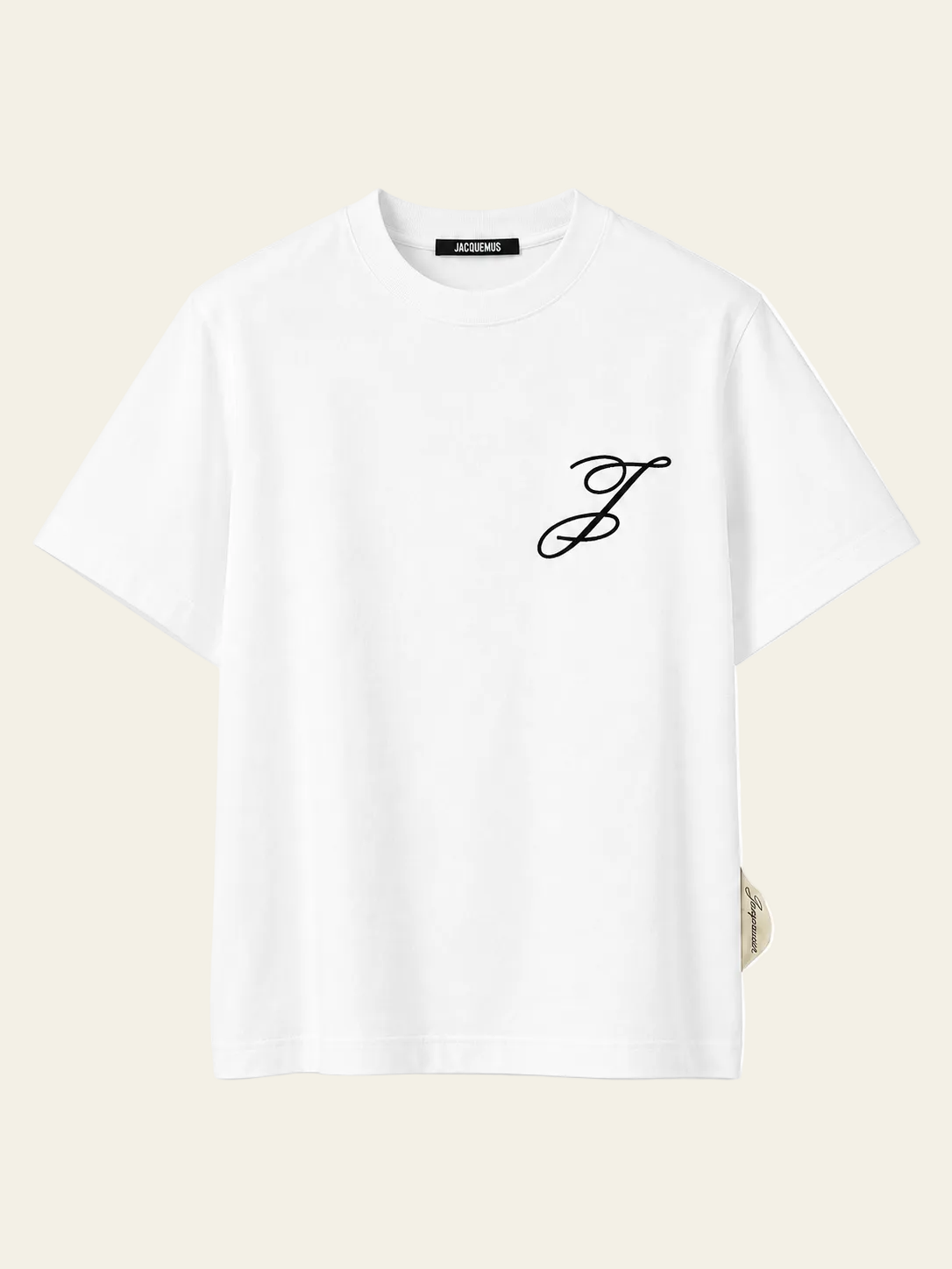 Jacquemus T-shirt logo J Bianco