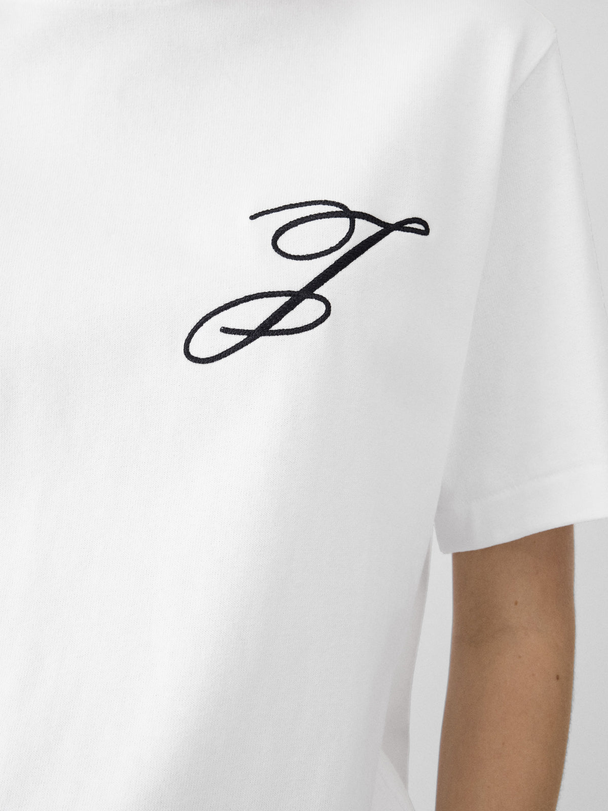 Jacquemus T-shirt logo J Bianco