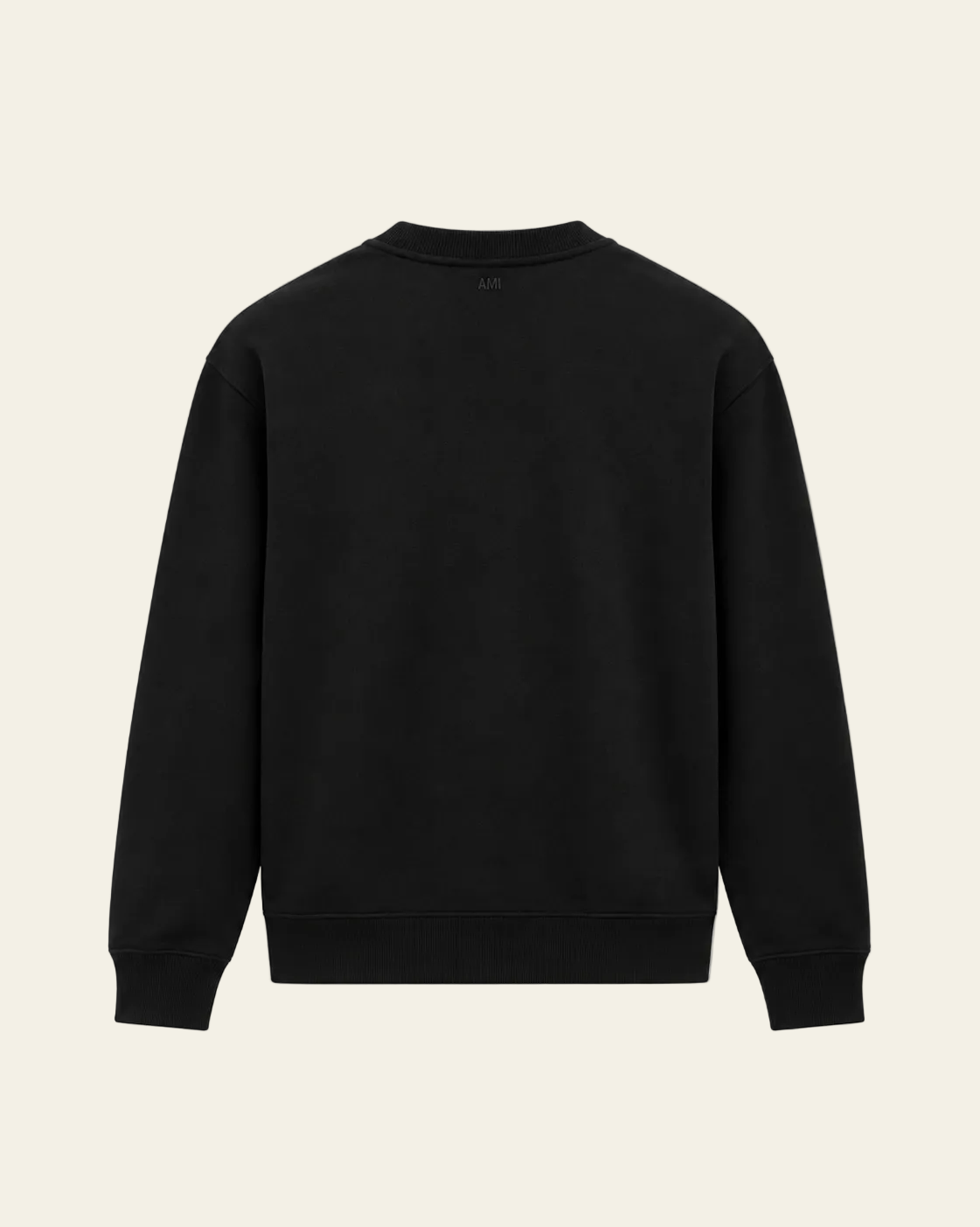 Ami Paris Felpa mini logo "Ami de coeur" Nero