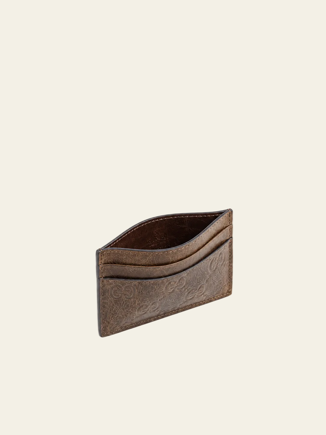Gucci Portacarte GG Guccissima Marrone