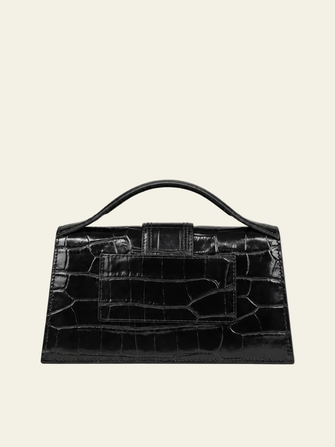 Jacquemus Le Grand Bambino Croco Nero