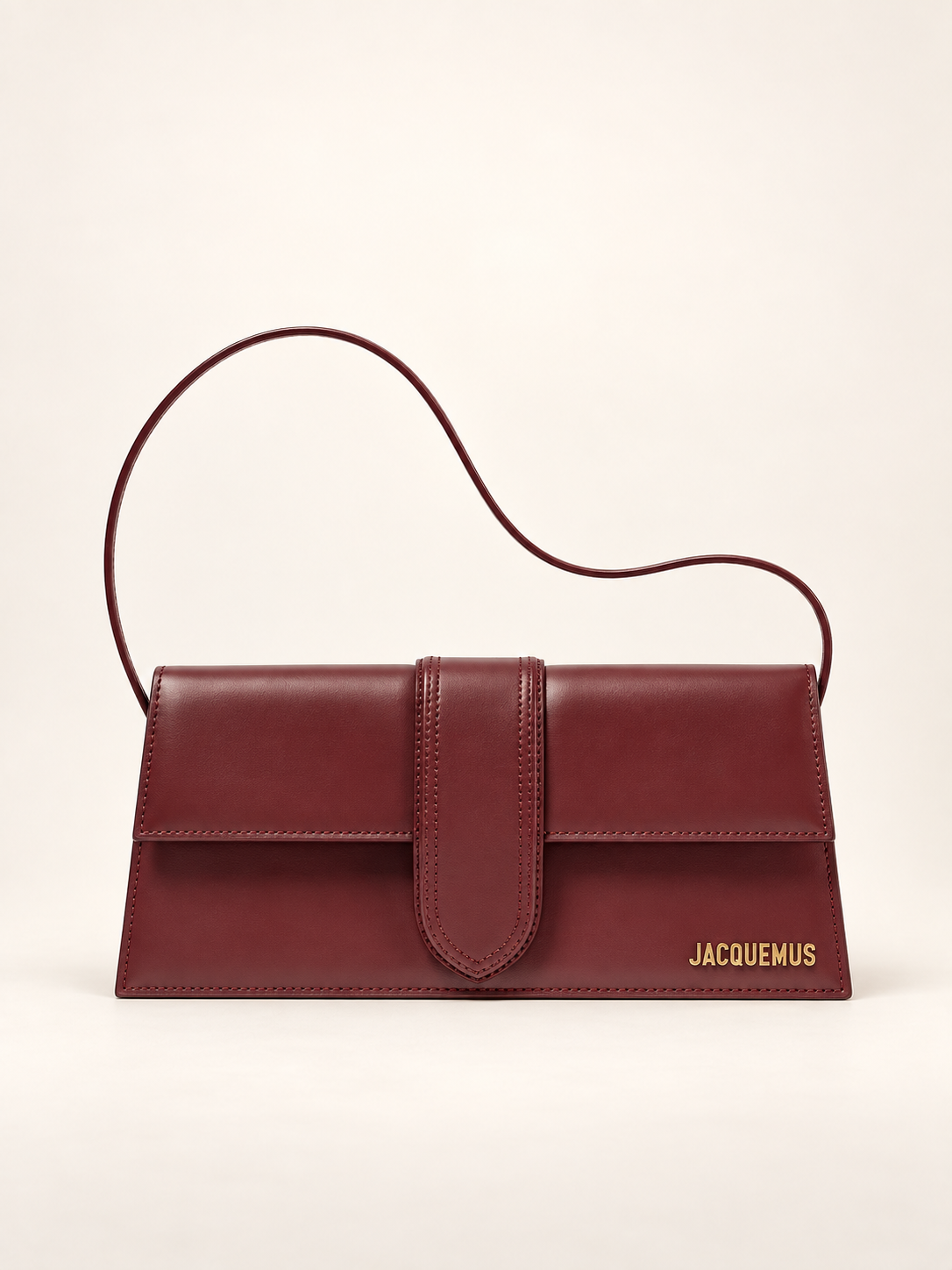 Jacquemus Le Bambino Long Bordeaux
