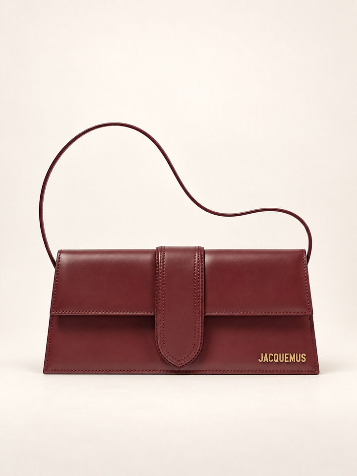 Jacquemus Le Bambino Long Bordeaux