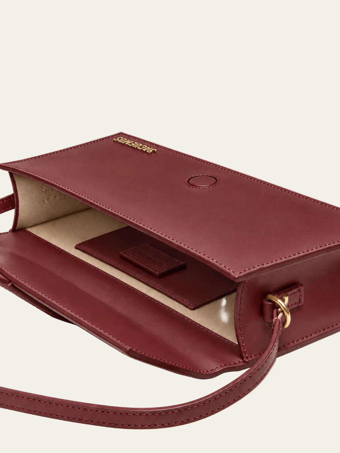 Jacquemus Le Bambino Long Bordeaux