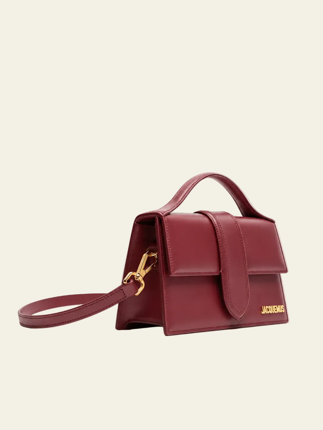 Jacquemus Le Grand Bambino Bordeaux