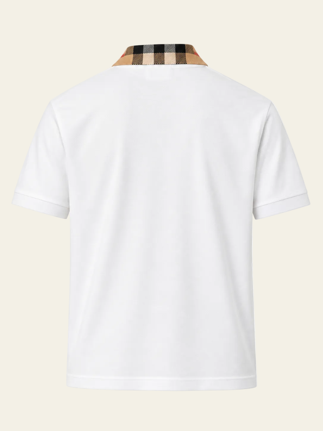 Burberry Polo Check Bianco