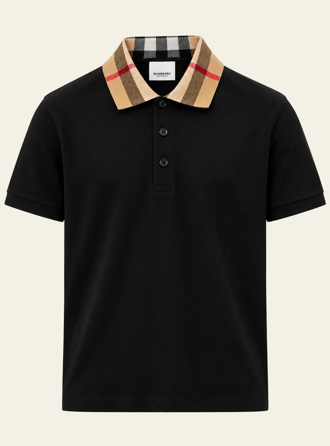 Burberry Polo Check Nero