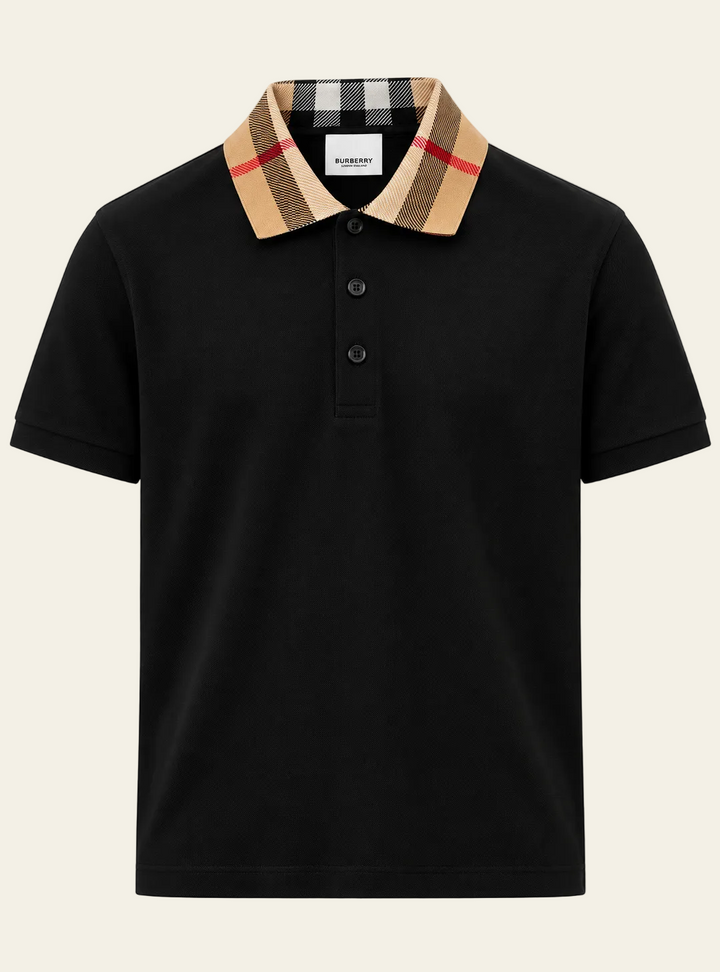 Burberry Polo Check Nero