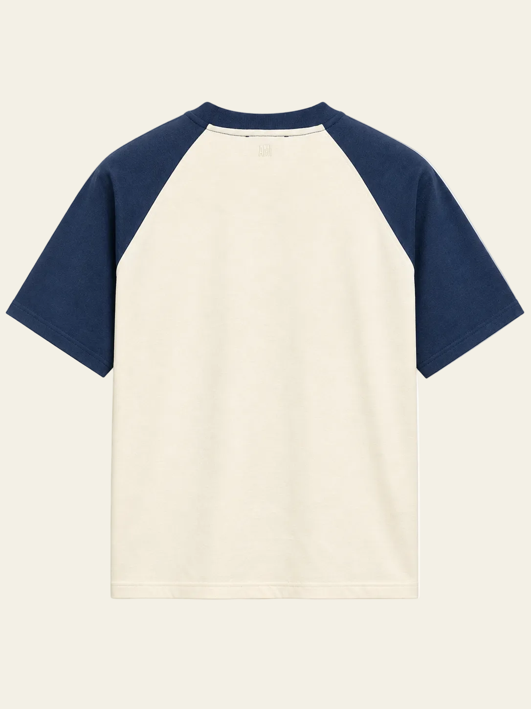 Ami Paris T-shirt logo "Ami de coeur" Beige