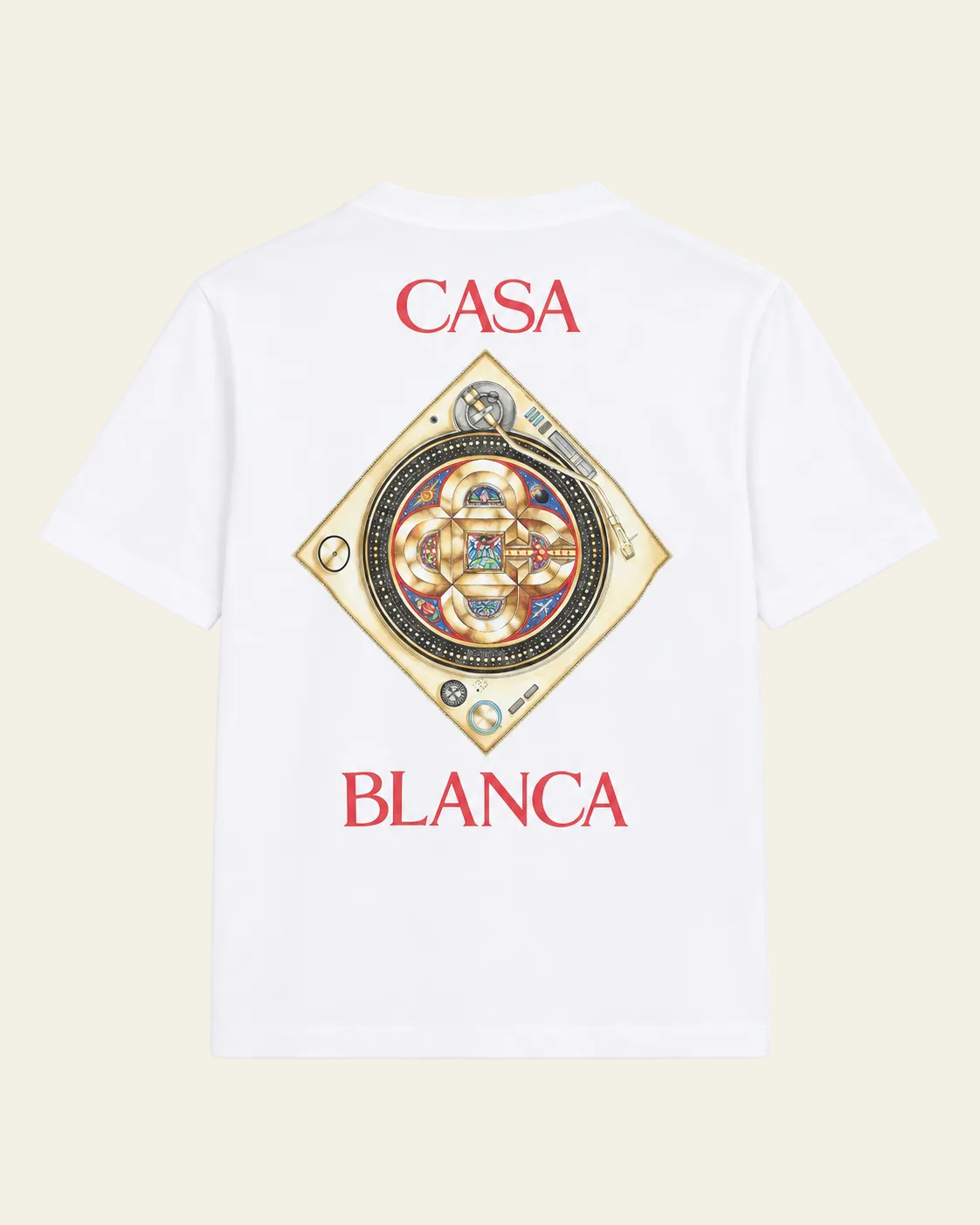 Casablanca T-shirt Plafond Orne de Musique Bianco