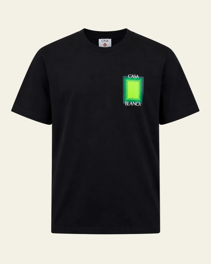 Casablanca T-shirt Square logo Gradent