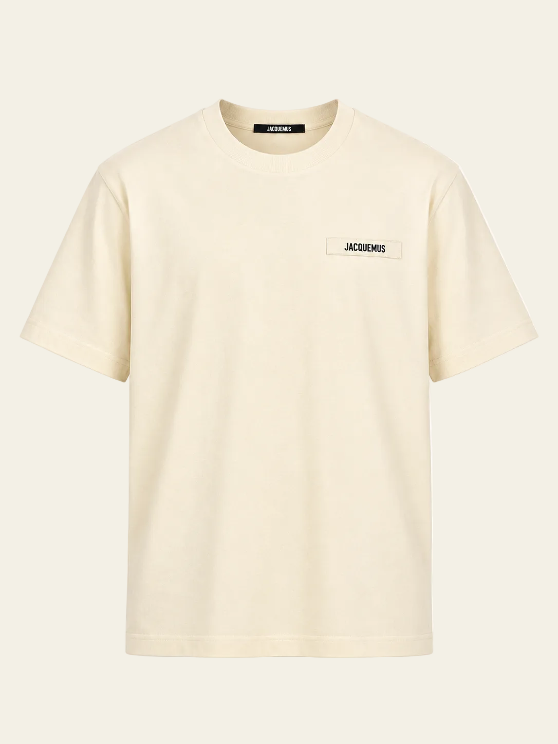 Jacquemus T-shirt Le Gros Grain Beige