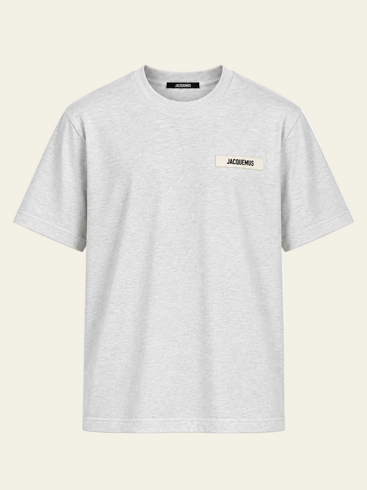 Jacquemus T-shirt Le Gros Grain Grigia