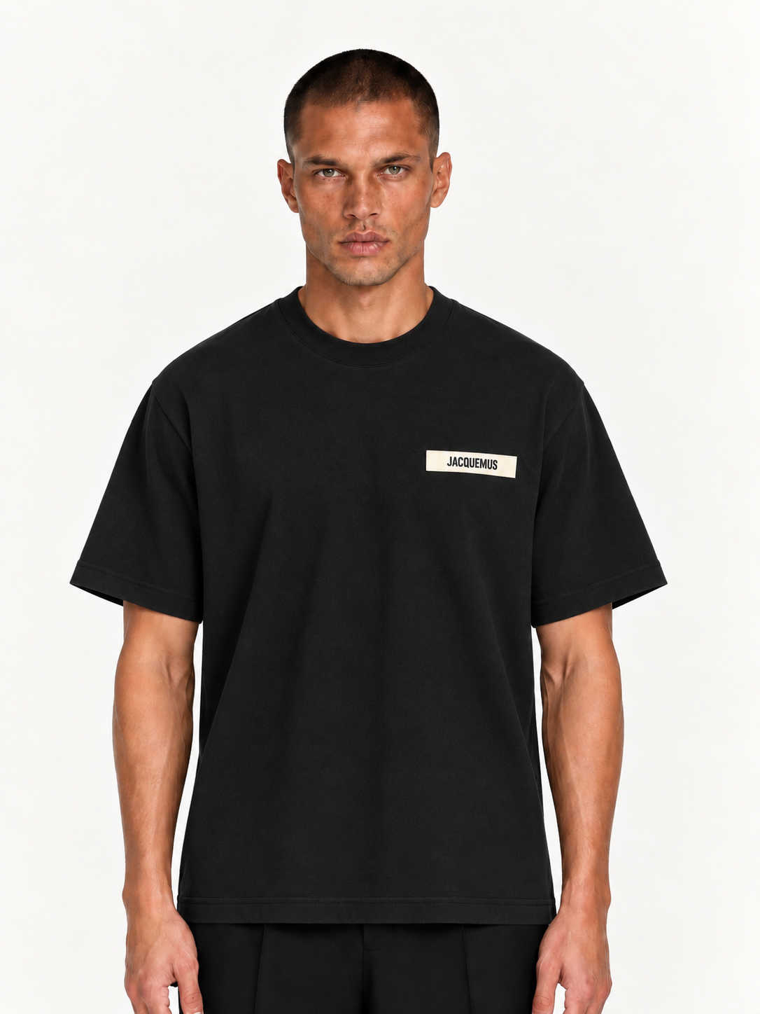 Jacquemus T-shirt Le Gros Grain Nera