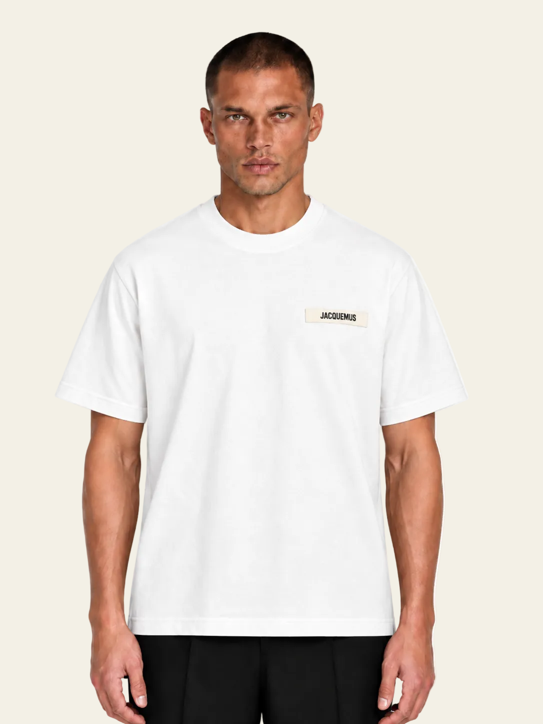 Jacquemus T-shirt Le Gros Grain Bianca