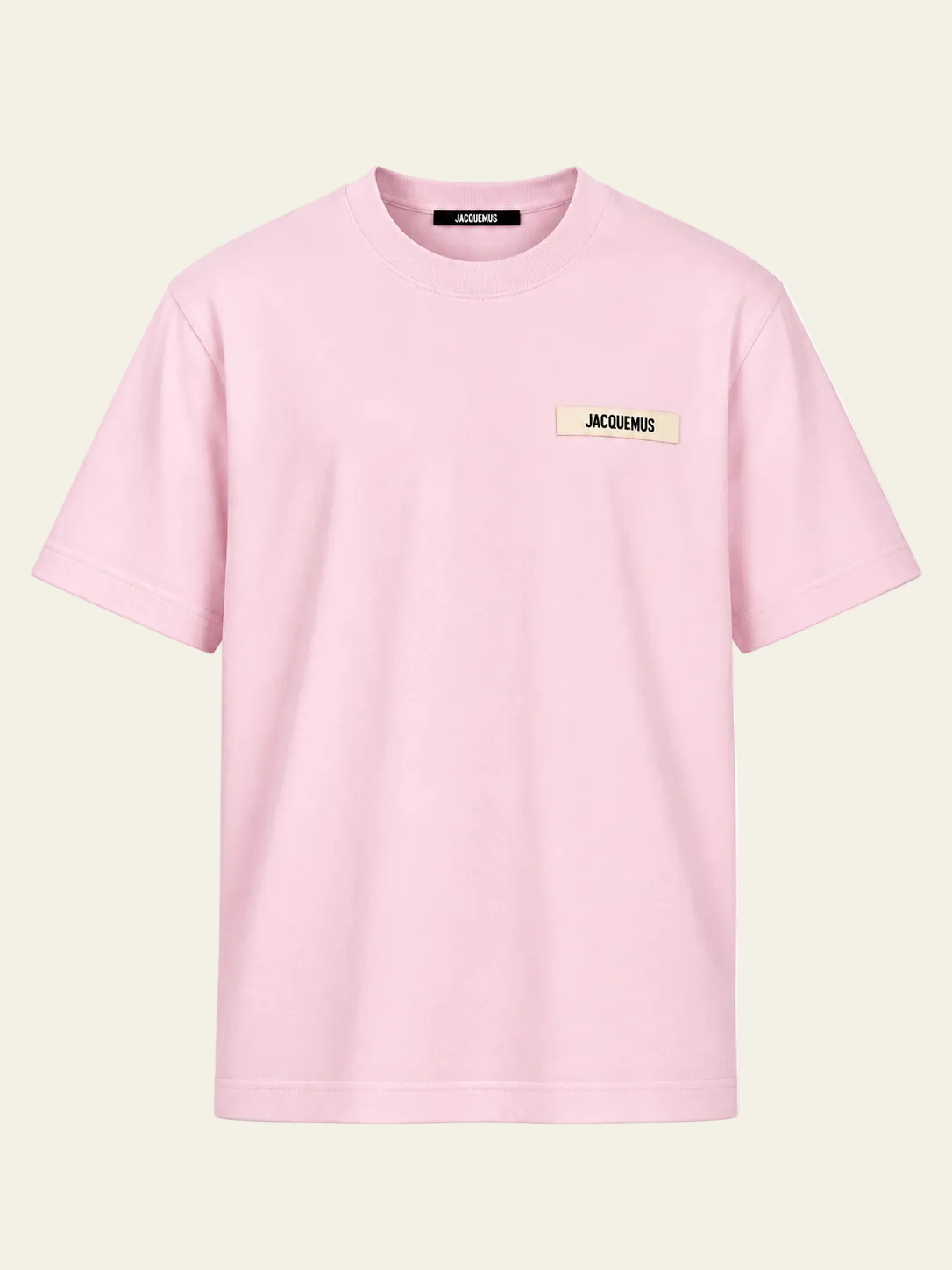 Jacquemus T-shirt Le Gros Grain Rosa