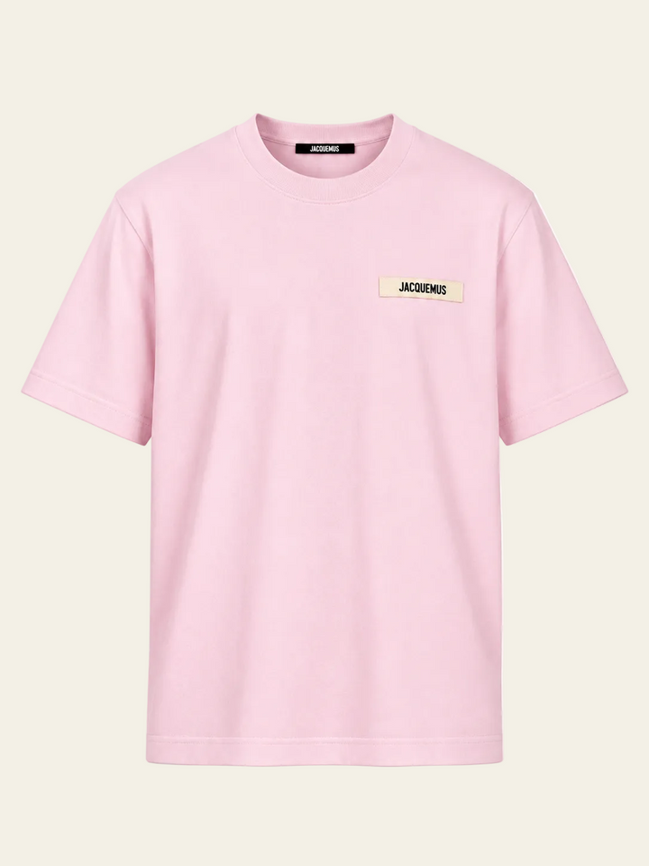 Jacquemus T-shirt Le Gros Grain Rosa